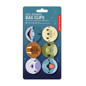 Kikkerland Sea Animals Bag Clips